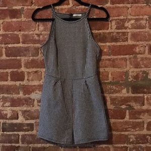 Bershka gingham romper